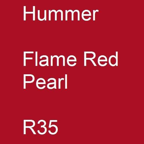 Hummer, Flame Red Pearl, R35.